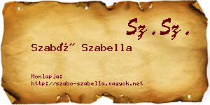Szabó Szabella névjegykártya